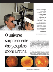 O universo surpreendente das pesquisas sobre a retina