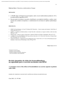 Revisão sistemática do efeito dos broncodilatadores na capacidade