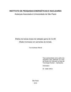 Efeitos de baixas doses de radiação do Co-60 (Radio