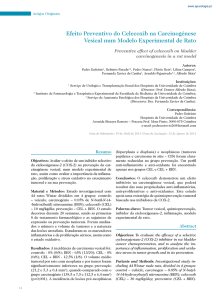 Efeito Preventivo do Celecoxib na Carcinogénese Vesical num