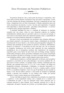 Tosse Persistente em Pacientes Pediátricos