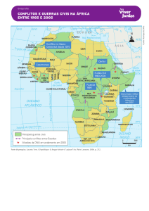 CONFLITOS E GUERRAS CIVIS NA áFRICA ENTRE 1985 E 2005