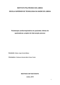 Fisioterapia cardiorrespiratória em pacientes vítimas de