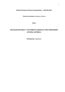 Educação em Saúde: O Tratamento Essencial para - CRF-PR