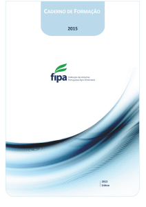 caderno de formação - FIPA - Federação das Indústrias