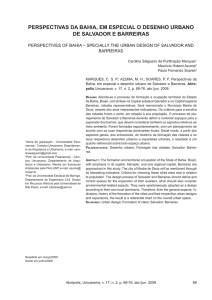 perspectivas da bahia, em especial o desenho urbano de salvador