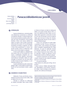 Paracoccidioidomicose juvenil - Revista Adolescência e Saúde