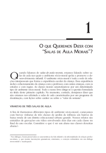 o que queremos dizer com “salas de aula morais”?