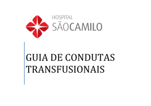 guia de condutas transfusionais - Biotec