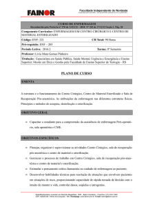 Enfermagem em Centro Cirurgico e Centro de Material