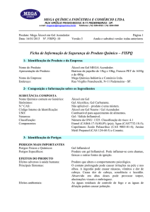 Ficha de Informação de Segurança de Produto Químico – FISPQ
