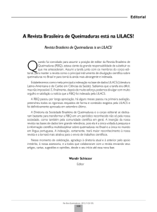 Fascículo completo - Revista Brasileira de Queimaduras