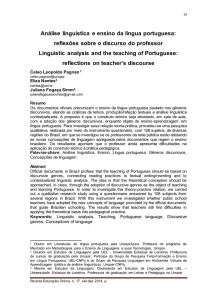 análise linguística e ensino da língua portuguesa