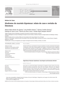 Síndrome do martelo hipotenar: relato de caso e revisão da