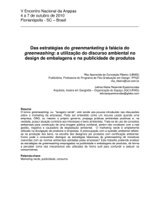 Das estratégias do greenmarketing à falácia do greenwashing: a
