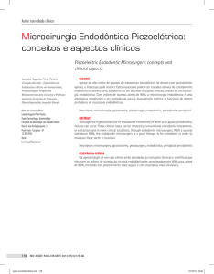 Microcirurgia Endodôntica Piezoelétrica: conceitos e
