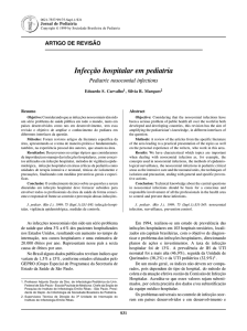 Infecção hospitalar em pediatria