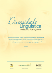 CD - Diversidade Linguística na Escola Portuguesa