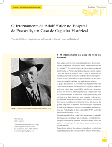 O Internamento de Adolf Hitler no Hospital de