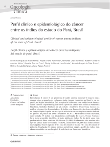 Perfil clínico e epidemiológico do câncer entre os índios do estado