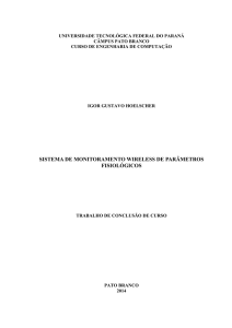 sistema de monitoramento wireless de parâmetros