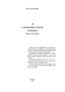 Antropologia no Brasil: Um Roteiro - DAN