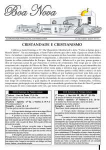 cristandade e cristianismo