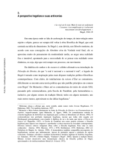 3. A perspectiva hegeliana e suas antinomias - DBD PUC-Rio