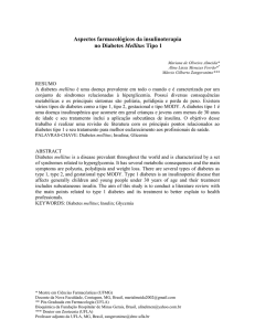 Aspectos farmacológicos da insulinoterapia no Diabetes Mellitus