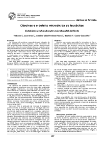 Citocina e o defeito microbicida