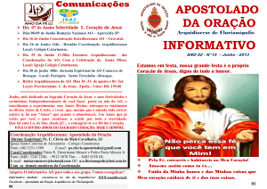informativo - Arquidiocese de Florianópolis/SC