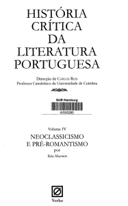 historia crítica da literatura portuguesa