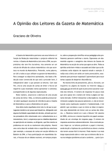 PDF do Artigo - Gazeta de matemática