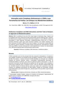 Interações entre Complexos Antitumorais e o DNA e suas