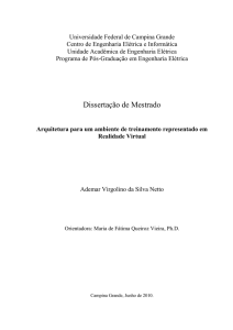 Arquitetura para um ambiente de treinamento