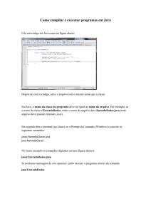 Como compilar e executar programas em Java