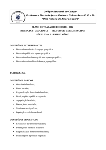 1º bimestre - bem vindos ao site do colégio estadual maria de jesus
