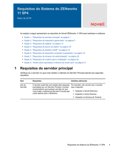 Requisitos do Sistema do ZENworks 11 SP4