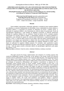 477 aprendizagem significativa de conceitos de circuitos elétricos