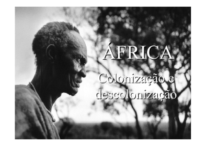 Colonização e descolonização