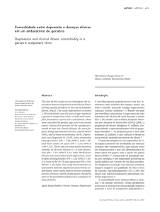 Comorbidade entre depressão e doenças