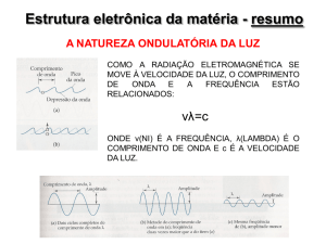 Estrutura eletrônica da matéria