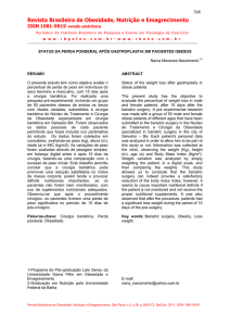 Baixar este arquivo PDF - Revista Brasileira de Obesidade, Nutrição