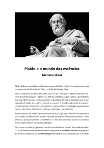 Platão e o mundo das ideias