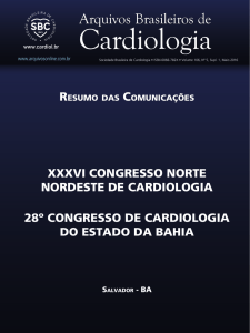 XXXVi CONGRESSO NORTE NORDESTE DE CARDIOLOGIA 28º