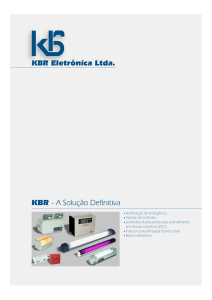 catalogo pdf - KBR Eletrônica