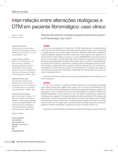 Inter-relação entre alterações otológicas e DTM em