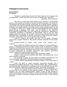 Intelig&ecirc;ncia Emocional
