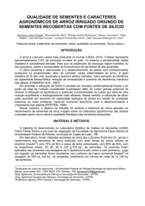 Baixar e abrir arquivo do trabalho - IX Congresso Brasileiro do Arroz