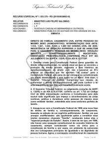 STJ- Casamento homoafetivo. REsp-Acórdão.nº 1.183.378